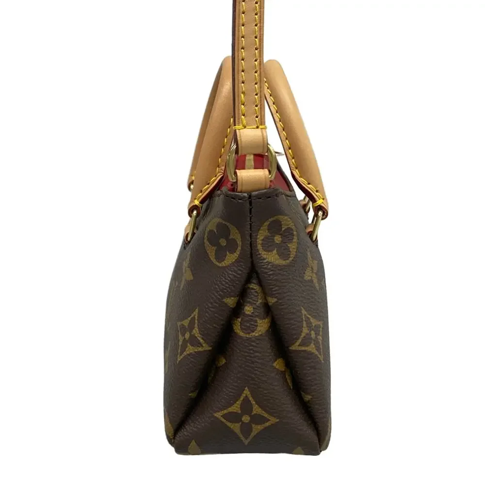 Louis Vuitton Nano Pallas Monogram Shoulder Bag M61254 Monogram Canvas